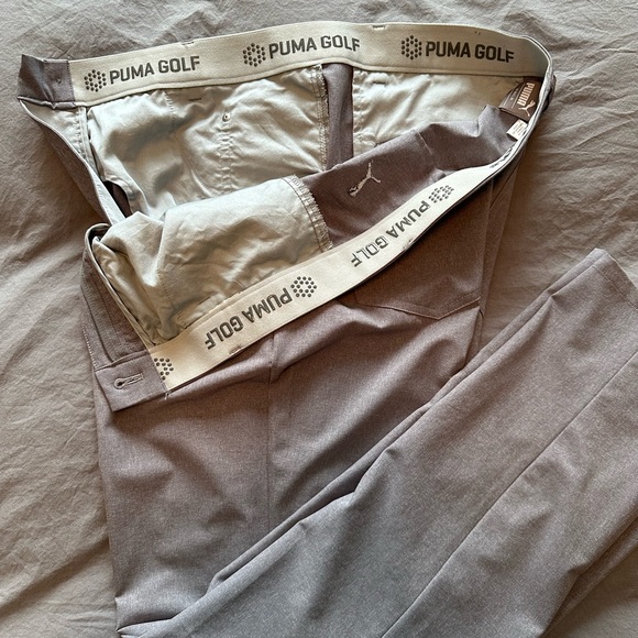 Puma Golf Men's Gray Pants - Picture 2 of 4